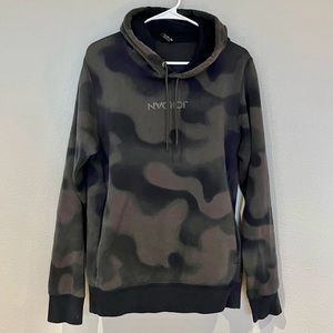Mens Small Nike Jordon Hoodie, black gray camo tan  sweatshirt
